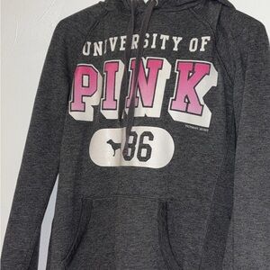 Victoria's Secret Pink Women's Dark Gray Hoodie